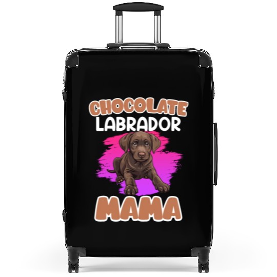 Labrador Retriever CHOCOLATE LAB MOM Labrador Suitcases