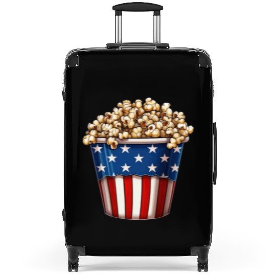 4th Of July. popcorn Suitcases