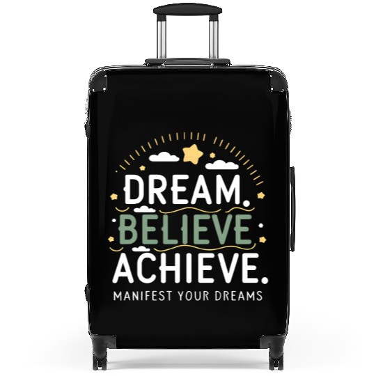 Manifest Your Dreams Suitcases