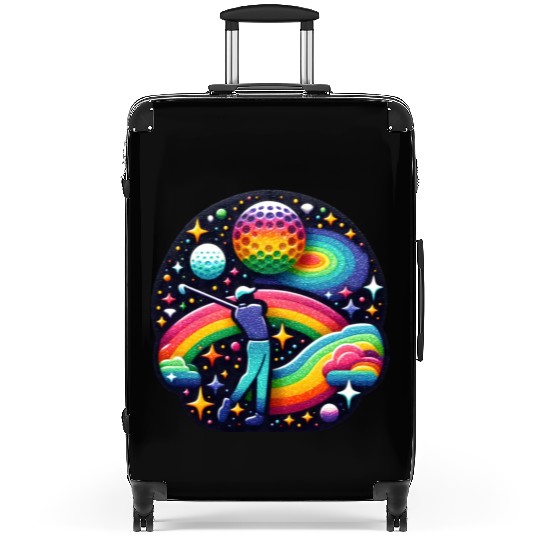 Galactic Golf Course Fairway Golfing In The Stars Suitcases