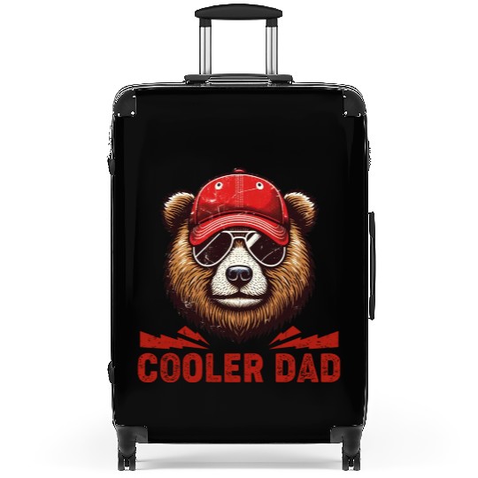 cooler dad bear Suitcases