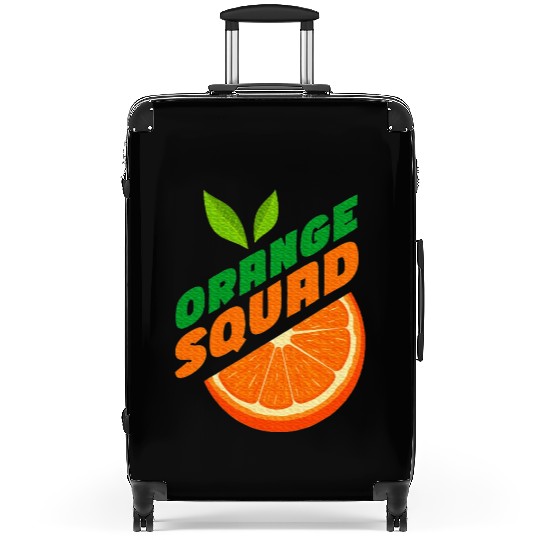 Orange Citrus Fruit Orange Lover Orange Squad Suitcases