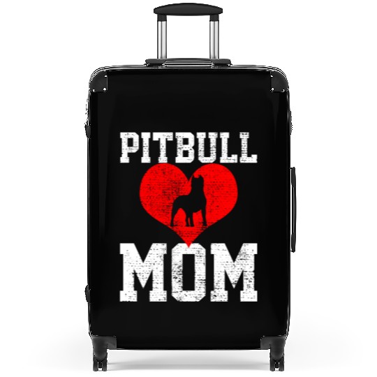 Pitbull Mom Love Mama Unique Artistic Expression Suitcases