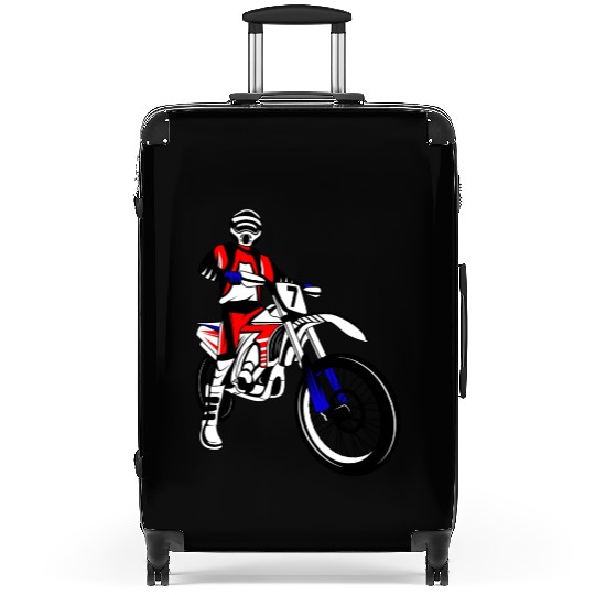 Dirt Bike Rider Motocross Enduro Dirt Biking Boys Suitcases