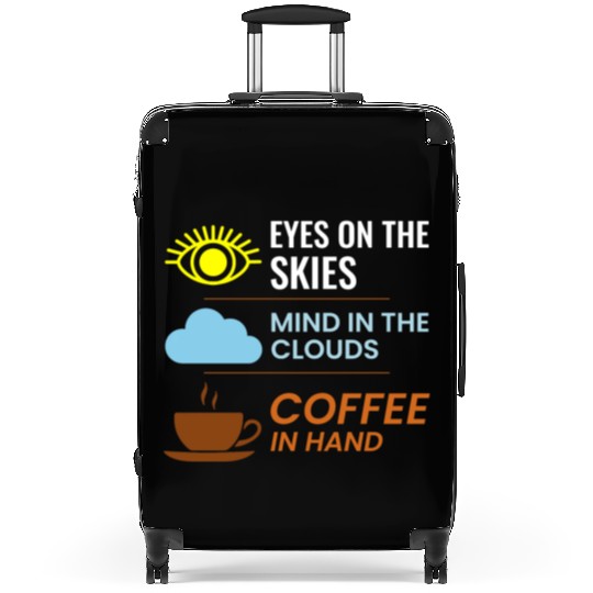 Air Traffic Controller Coffee ATC Aviation Humor Suitcases