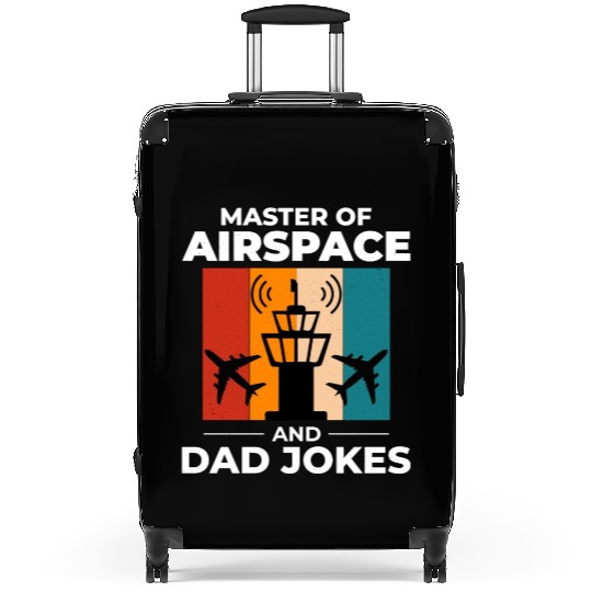 Air Traffic Controller ATC Dad Aviation Humor Suitcases