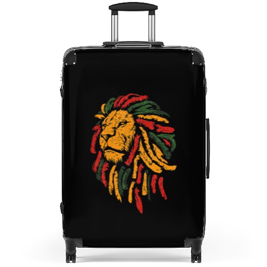 Celebrate Juneteenth Lion African American Freedom Suitcases