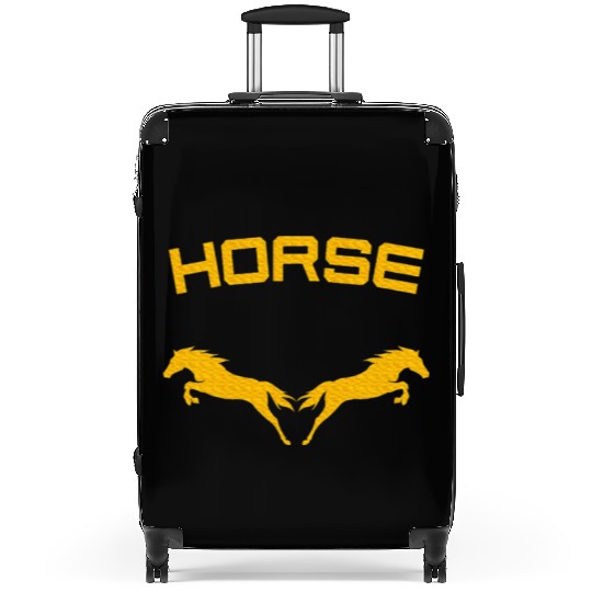 Horses Double Horse Riding Horsepower Lover T Suitcases