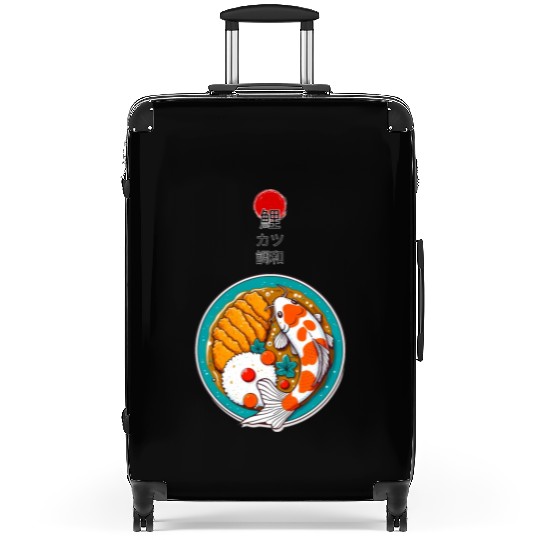 Harmony of Koi Fish and Katsu Delight Suitcases