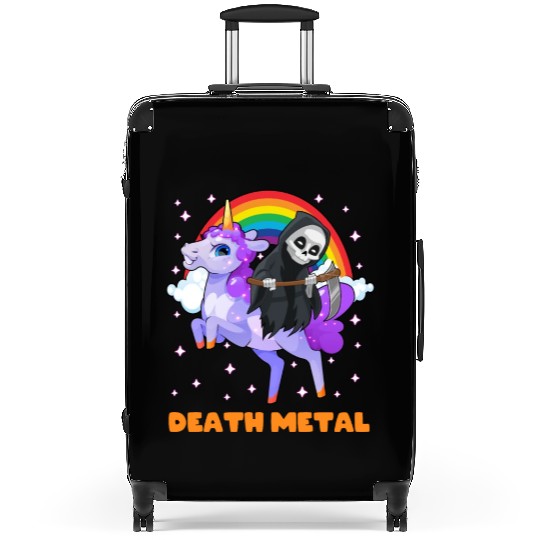 Goth Rock Satan Unicorn Festivals Death Metal Suitcases