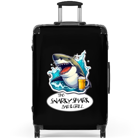 The Snarky Shark Bar & Grill Suitcases