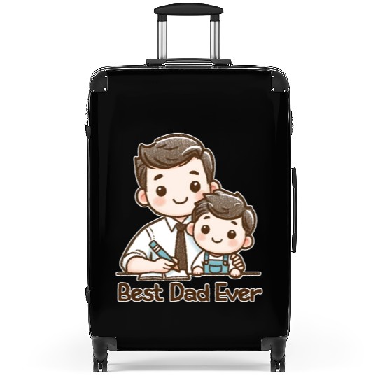 Best Dad Ever Suitcases