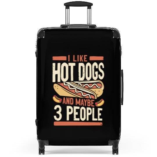 Hot Dog Adult I Like Hot Dogs And Suitcases