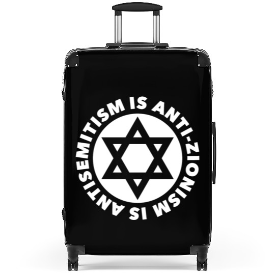 Calling It Out – Star of David (White) Suitcases