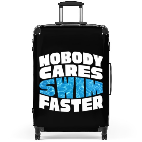 Water Texture Nobody Cares Swim Faster Summer Suitcases