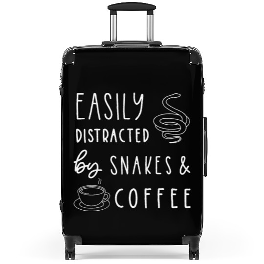 Snake Lover, Reptile Coffee Lover, Pet Snake Suitcases