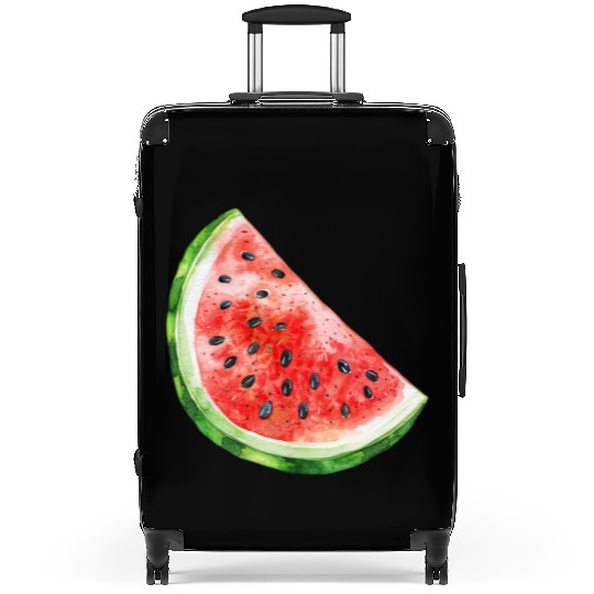 Watermelon Clipart - Fresh Summer Fruit Designs, Suitcases