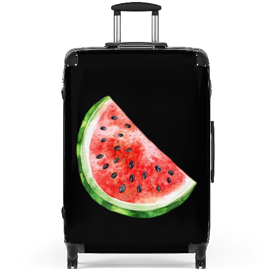 Watermelon Clipart - Fresh Summer Fruit Designs, Suitcases
