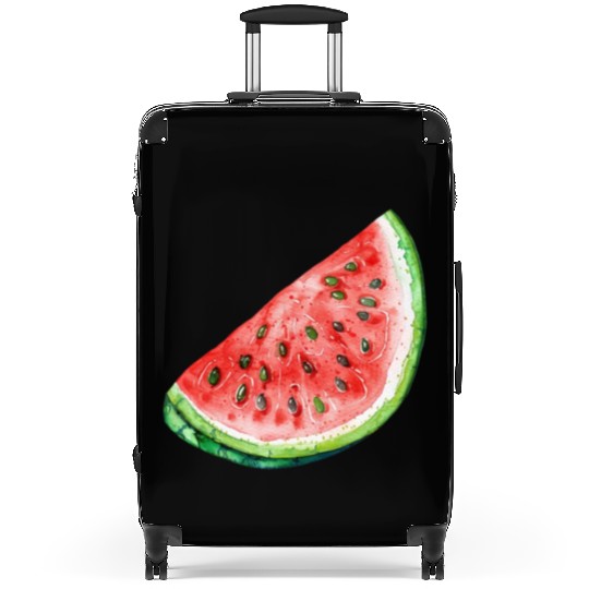 Watermelon Clipart - Fresh Summer Fruit Designs, Suitcases