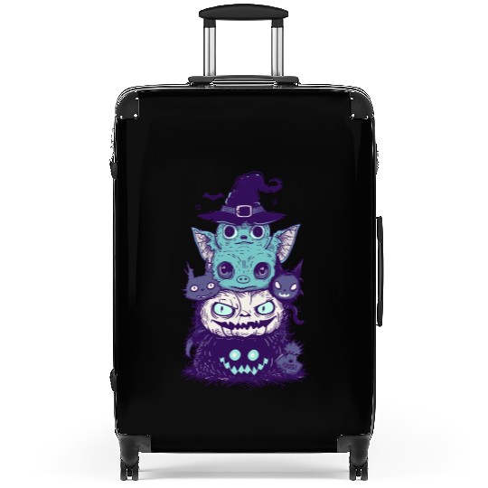 spooky scary friends Suitcases