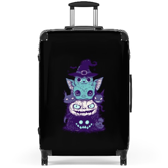 spooky scary friends Suitcases