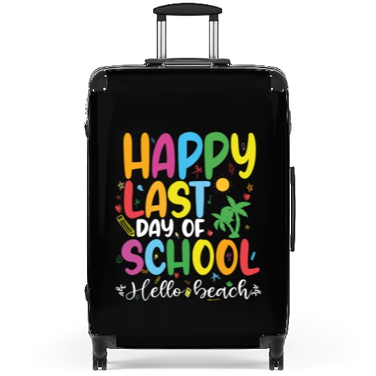 mom lif Happy last day of student's graduation Suitcases