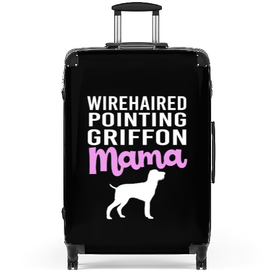 Mothers Day Wirehaired Pointing Griffon Dog Mom Suitcases