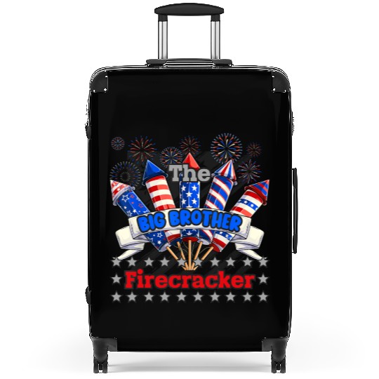 Big Brother Funny Firecracker 4th Of July Firework Suitcases