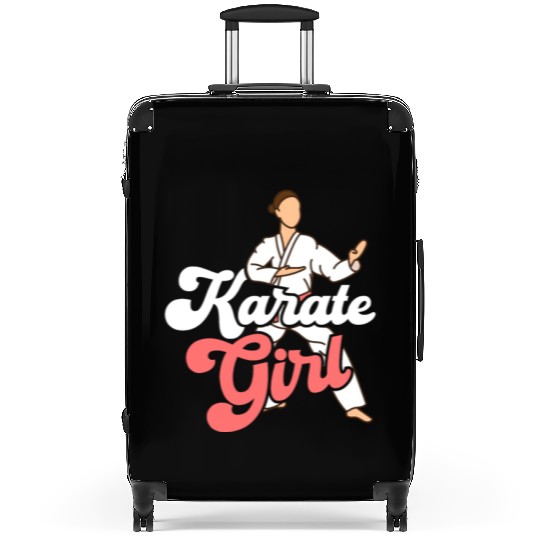 Karate Girl Fighter Self Defence Karateka Suitcases