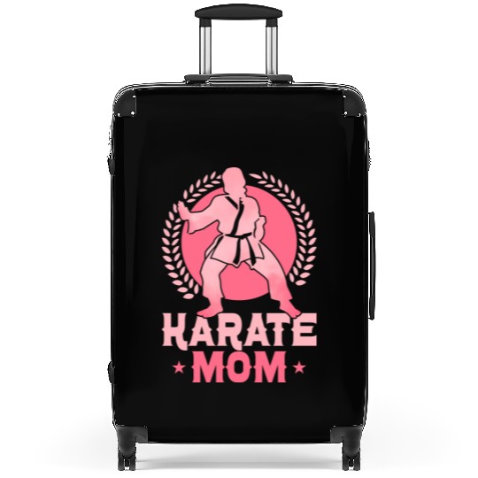 Karate Mom Fighter Self Defence Karateka Suitcases