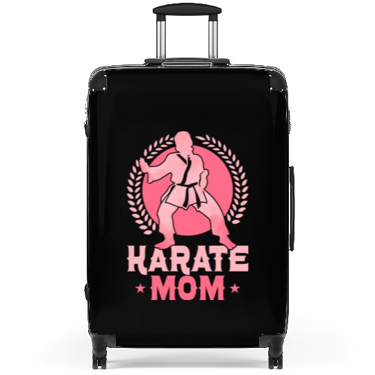 Karate Mom Fighter Self Defence Karateka Suitcases
