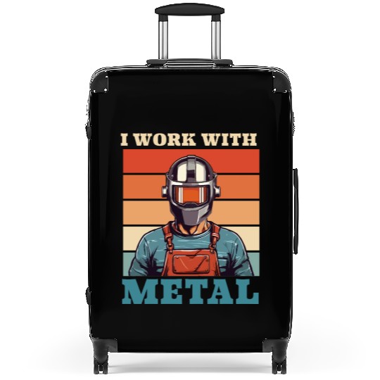 Western Welder Retro Themed Gift Suitcases