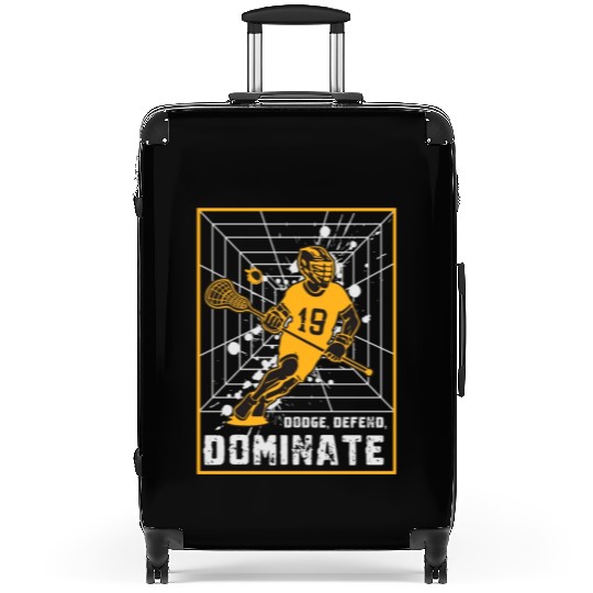 Dodge, Defend, Dominate Lacrosse Gift Suitcases