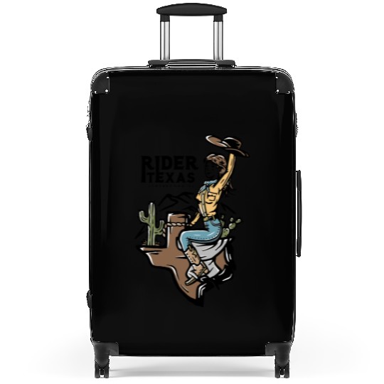 WILD WEST COW GIRL Suitcases