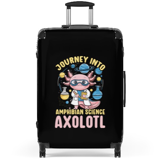 Axolotl Science Teacher Mexican Salamander Suitcases