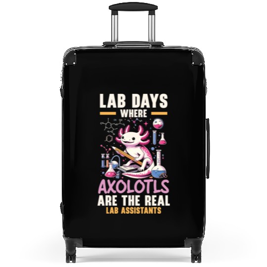Axolotl Science Teacher Mexican Salamander Suitcases