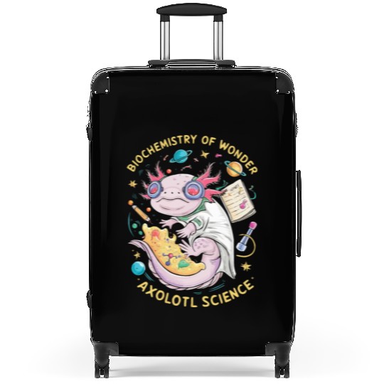 Axolotl Science Teacher Mexican Salamander Suitcases