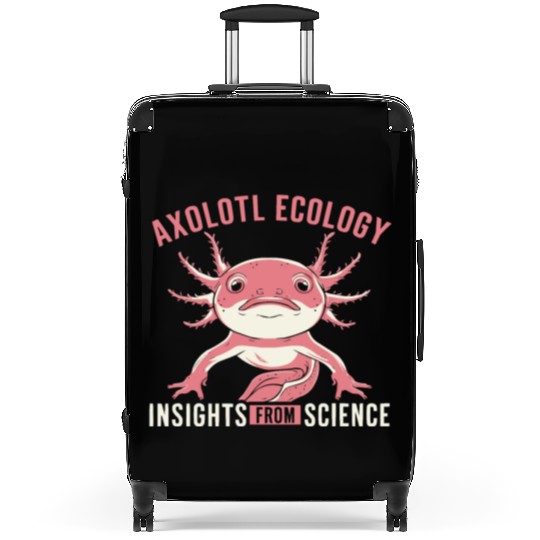 Axolotl Science Teacher Mexican Salamander Suitcases