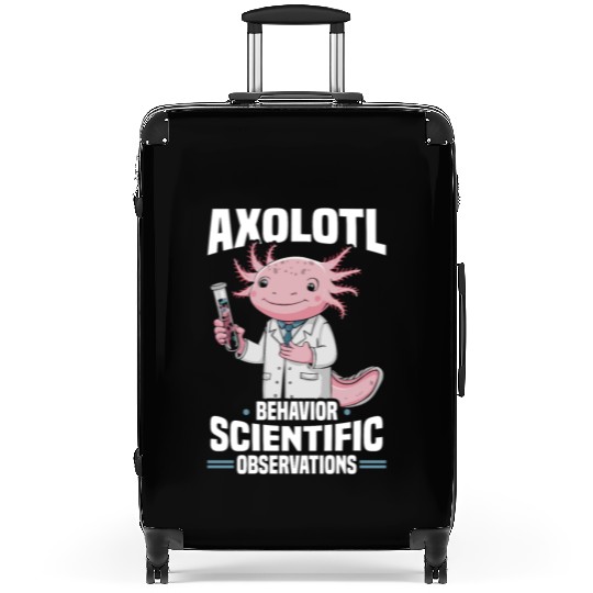 Axolotl Science Teacher Mexican Salamander Suitcases