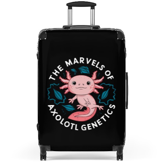 Axolotl Science Teacher Mexican Salamander Suitcases