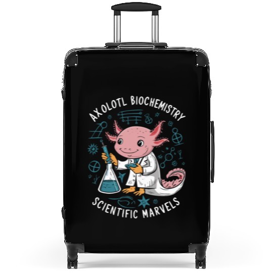 Axolotl Science Teacher Mexican Salamander Suitcases
