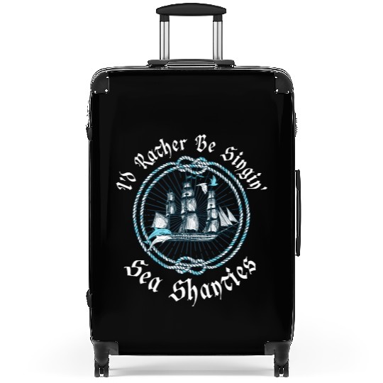 Sailor Meme Pirate Ship Ocean Sailing Suitcases