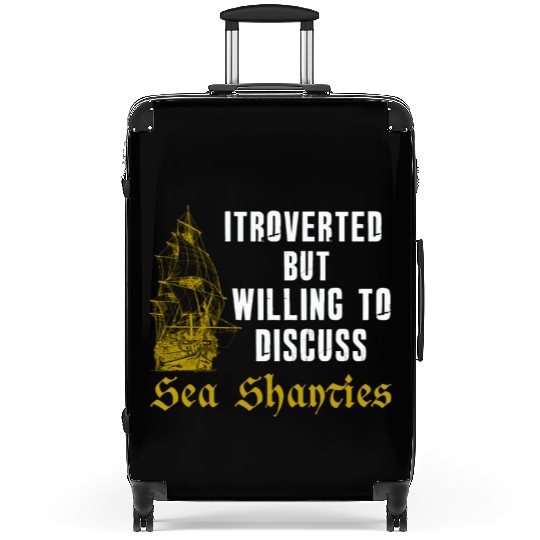 Sailor Meme Pirate Ship Ocean Sailing Suitcases