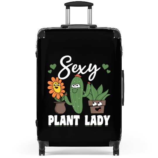 Hobby Gardener Plant Lover - Sexy Plant Lady Suitcases