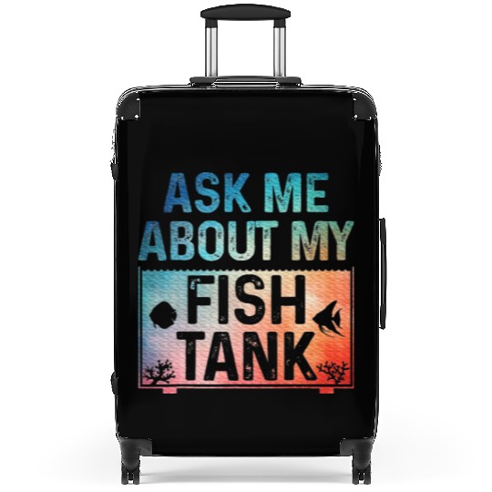 Fish Tank Art Fish Tank Aquarium Lover Suitcases