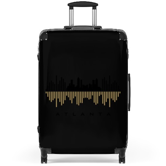 Atlanta City Sound Waves Suitcases
