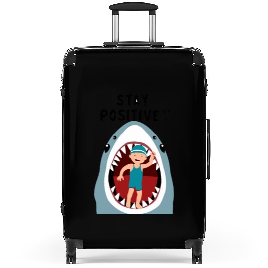 Stay positive Suitcases