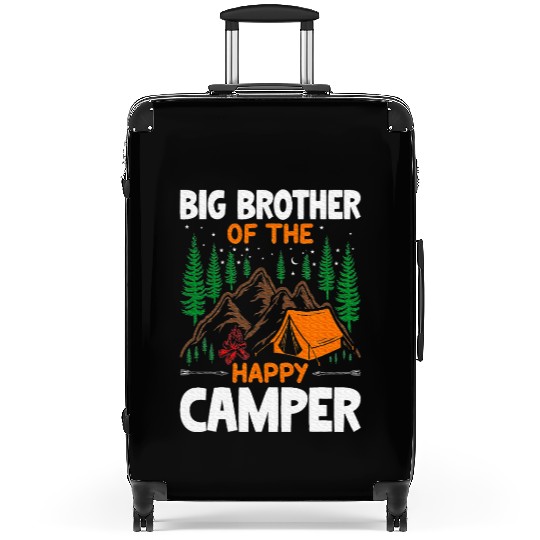 Big Brother of The Happy Camper Hiking Lover Suitcases