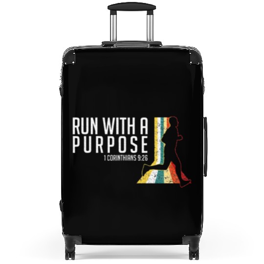 Bible Verse 1 Corinthians 926 Running Fitness Suitcases