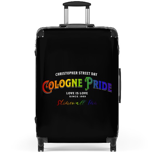 Cologne Gay Pride Colors Of Rainbow LGBTQ+ Suitcases